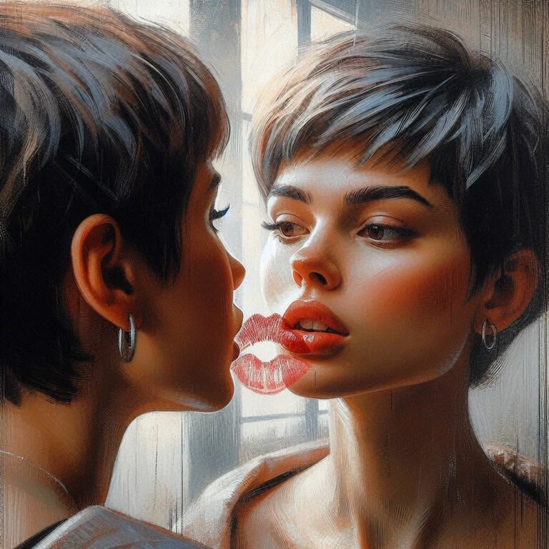 День поцелуев с зеркалом картинки