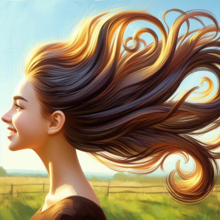 Комплимент волосам девушки