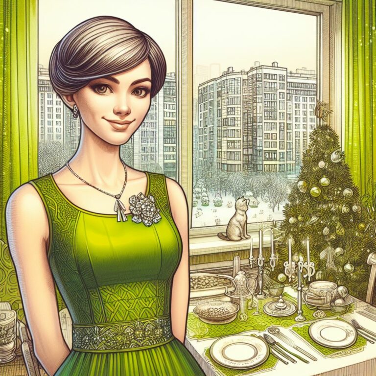Новый год в зеленом