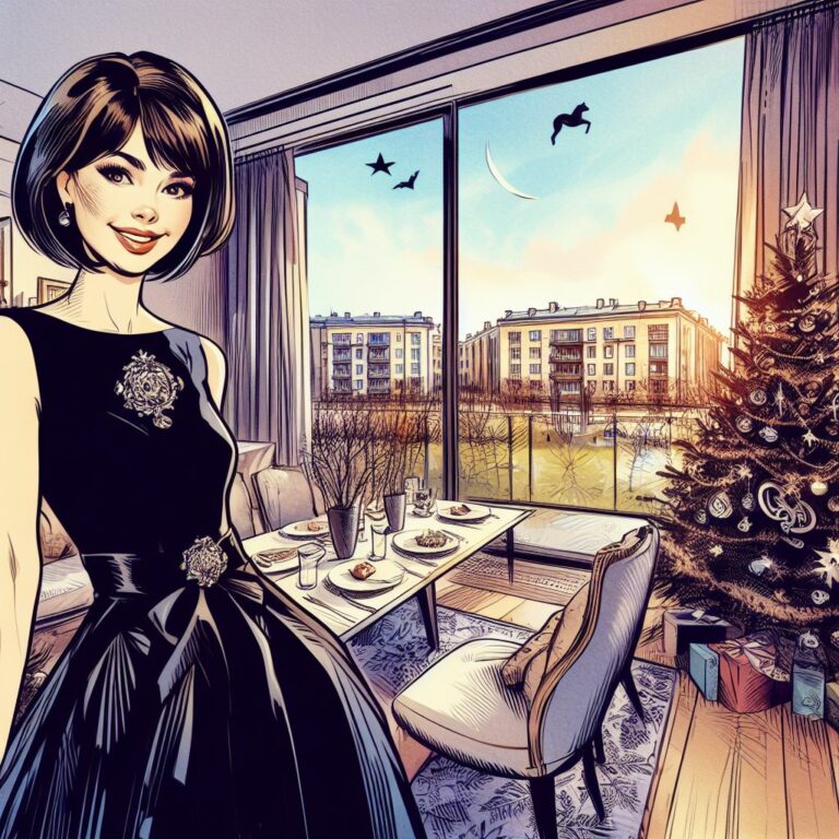 Новый год в черном цвете