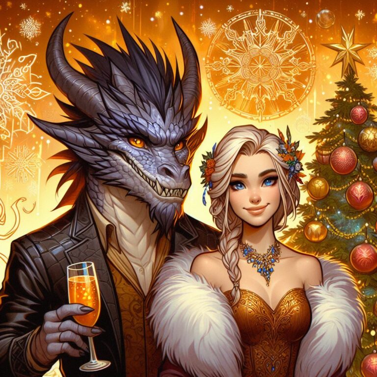 Поздравляю любимую с Новым годом 2024