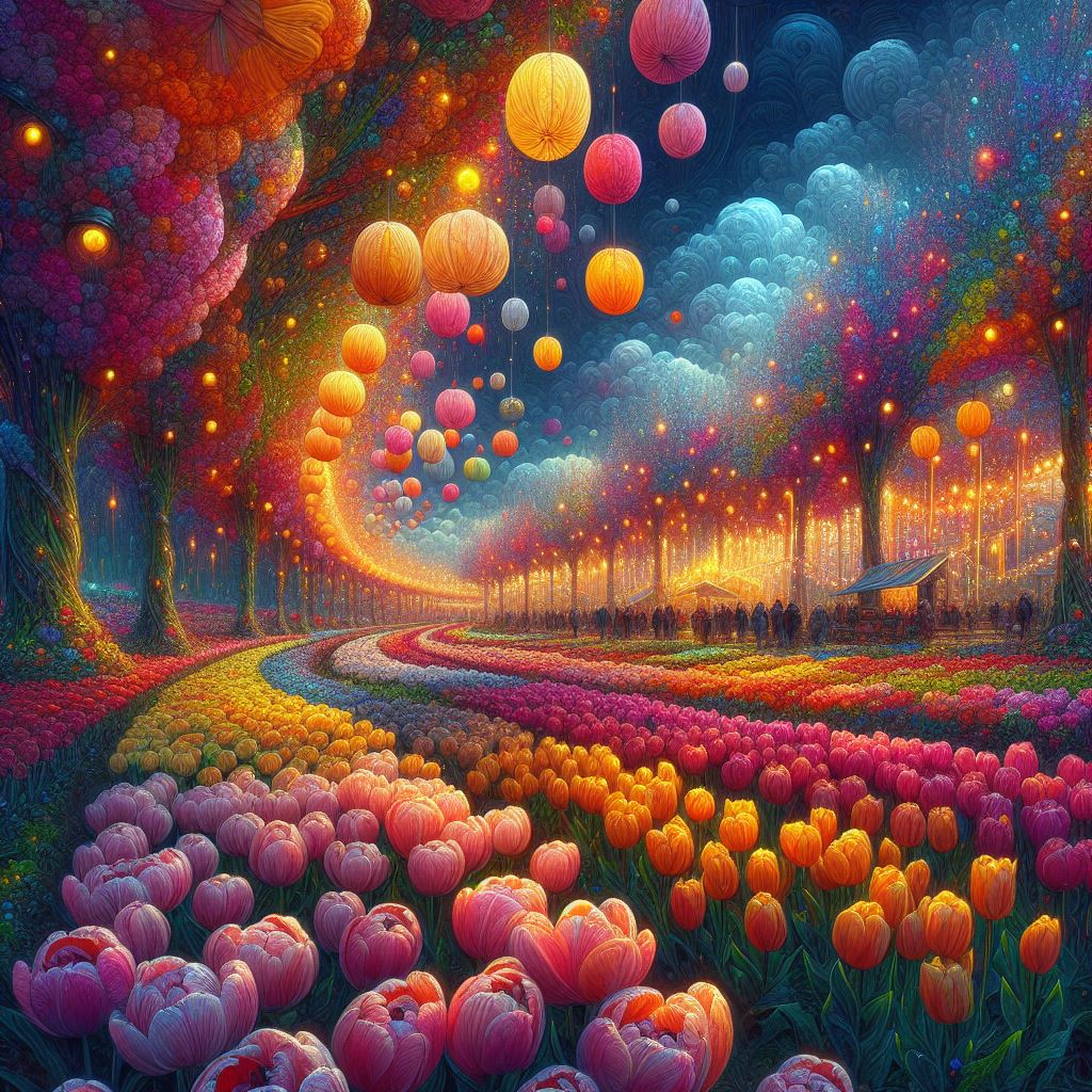 Картинки День тюльпанов в Амстердаме - фантазия