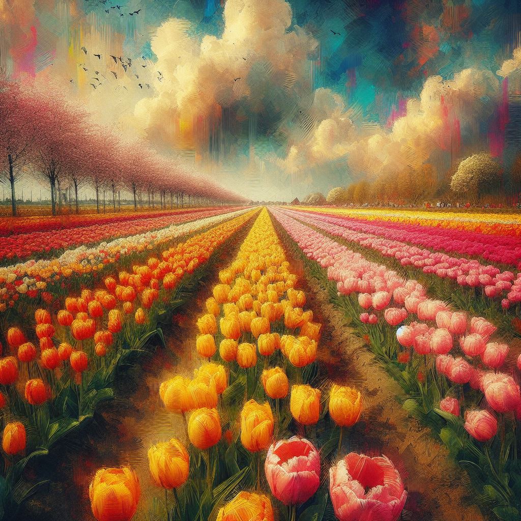 Картинки утро тюльпаны