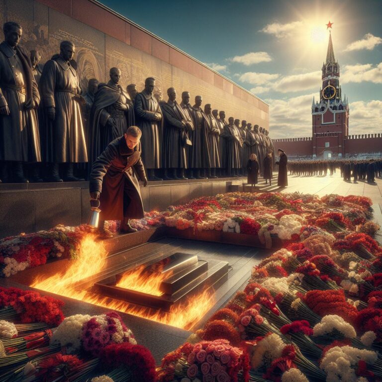 Вечный огонь День победы