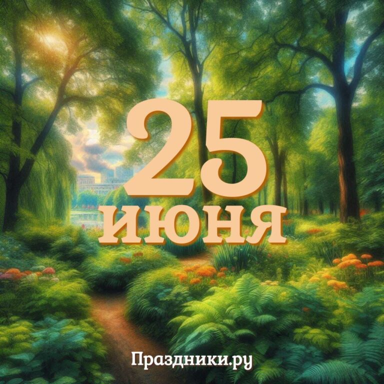 Праздники 25 июня