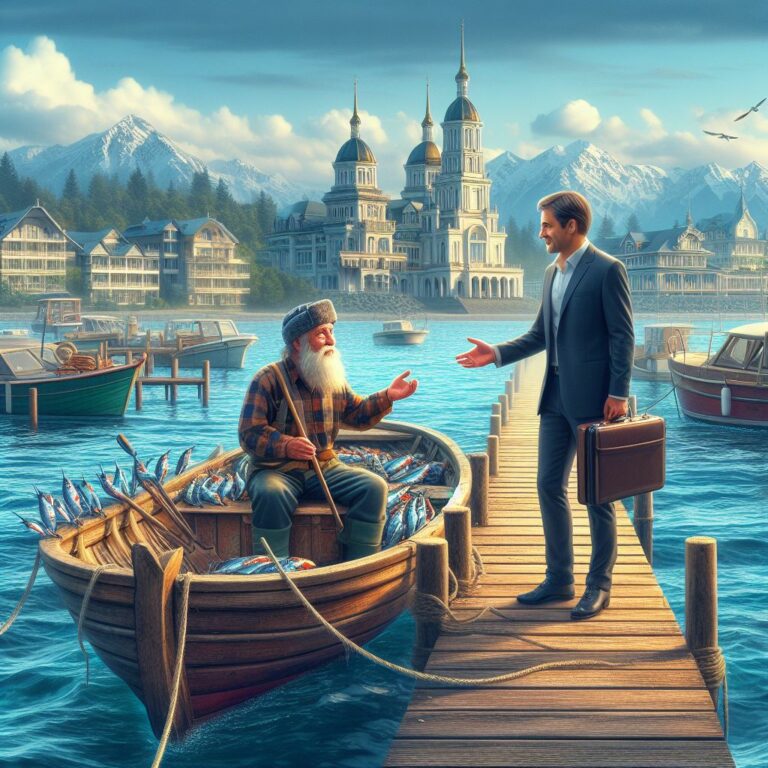 Притча про рыбака и бизнесмена