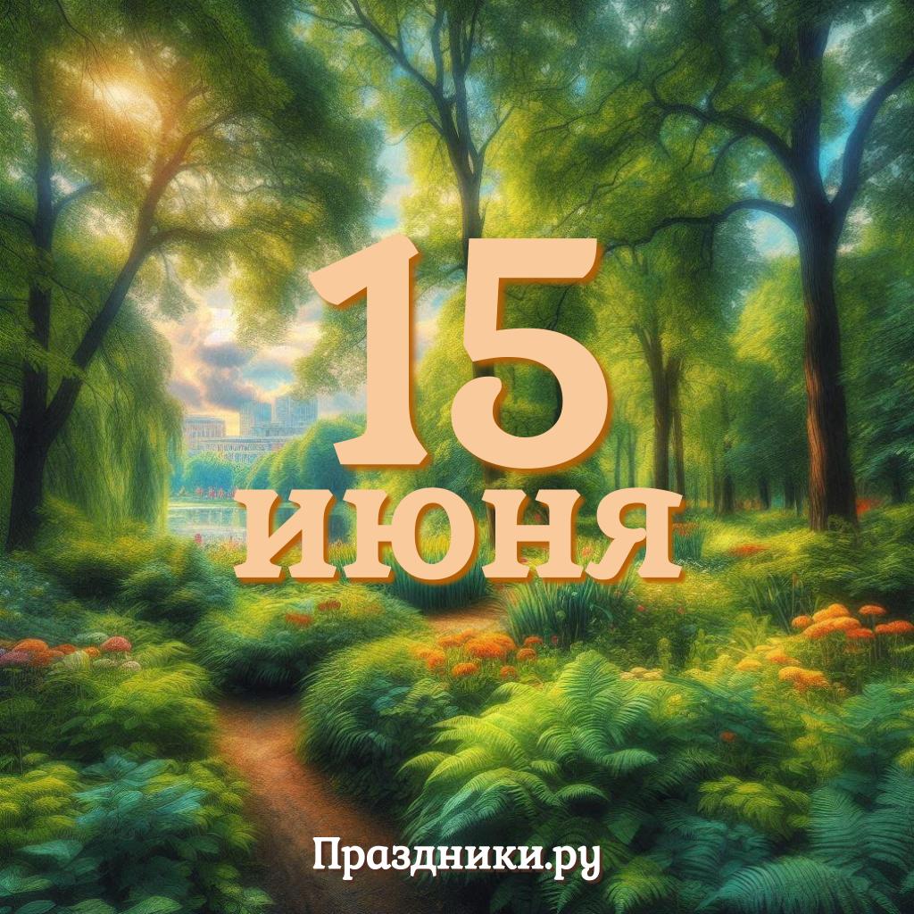 Какой праздник 15 июня отмечают в России
