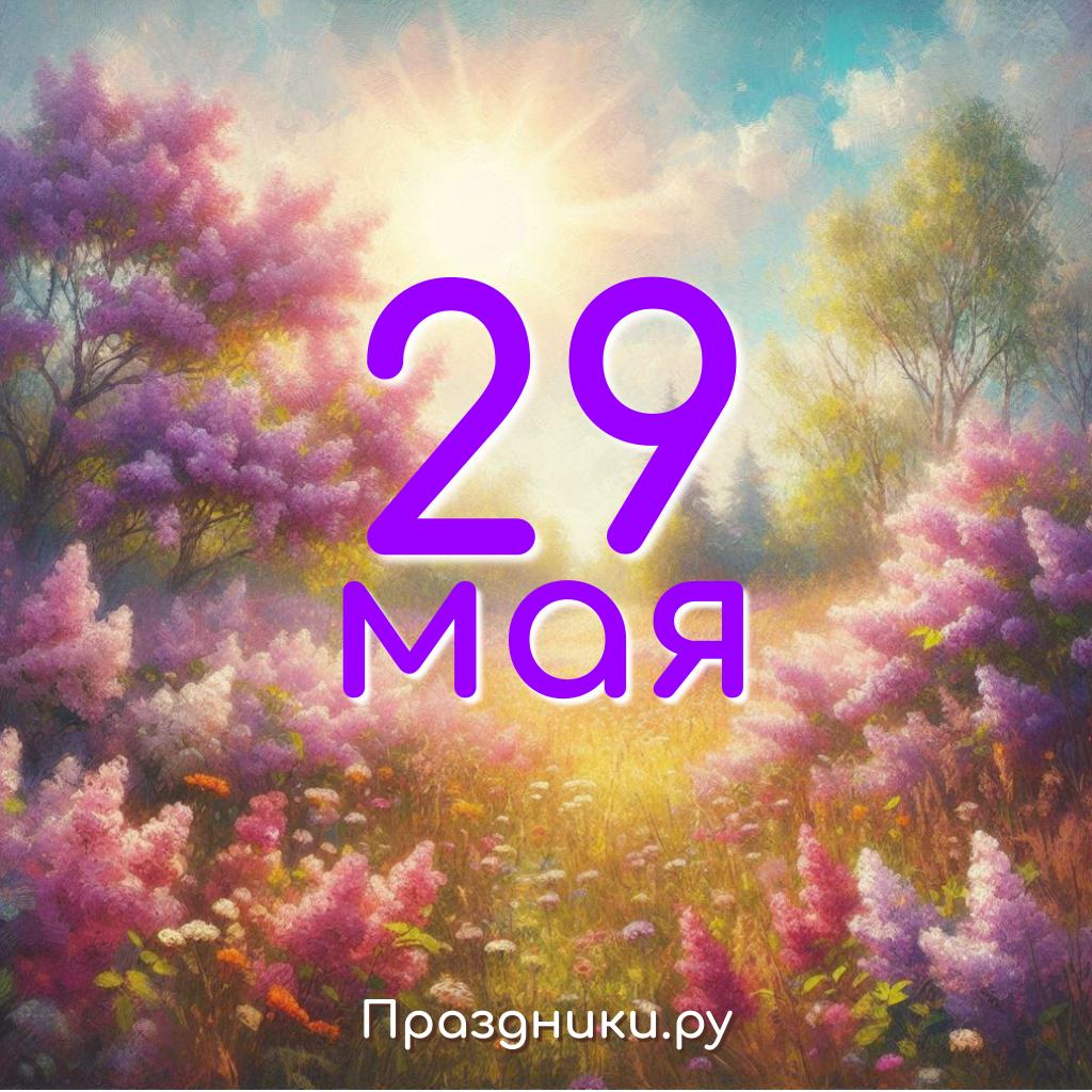 Какой праздник 29 мая отмечают в России