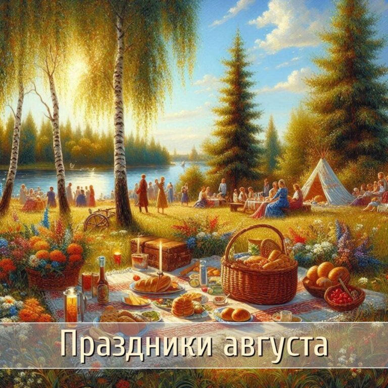 Праздники августа