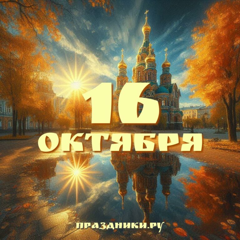 Праздники 16 октября