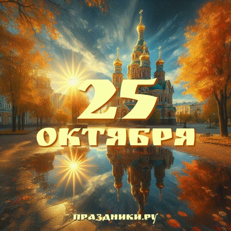 Праздники 25 октября