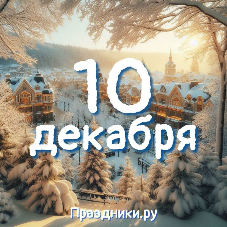 Праздники 10 декабря