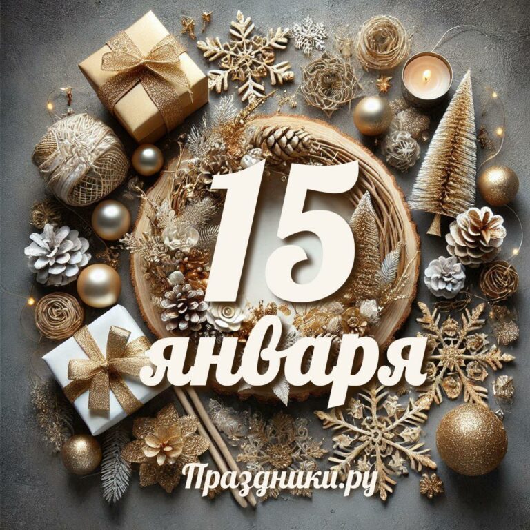 Праздники 15 января