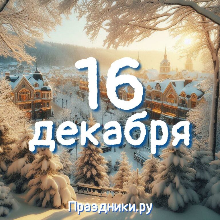 Праздники 16 декабря