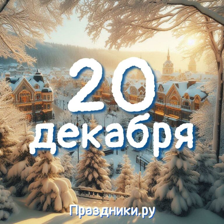 Праздники 20 декабря