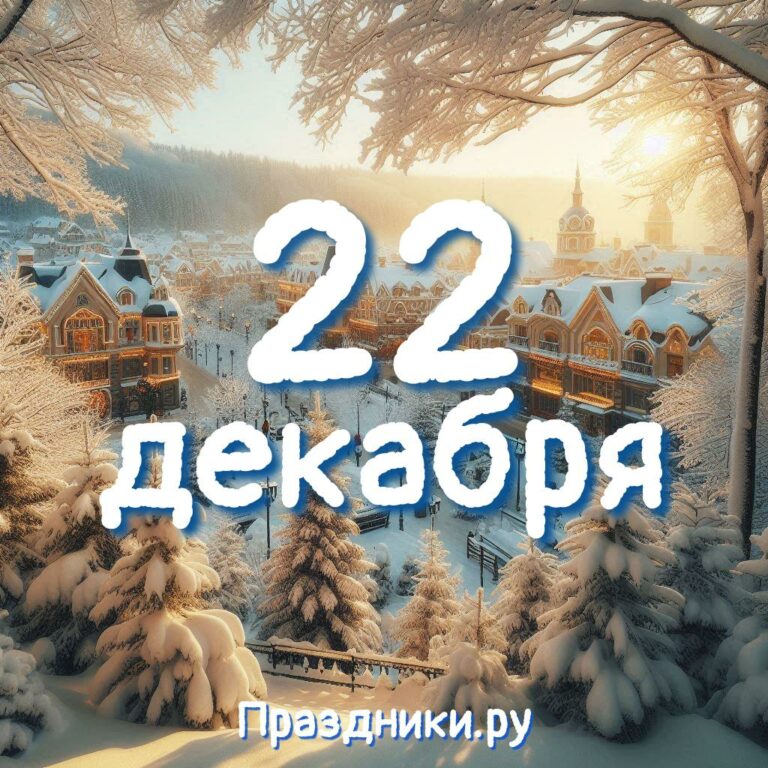 Праздники 22 декабря