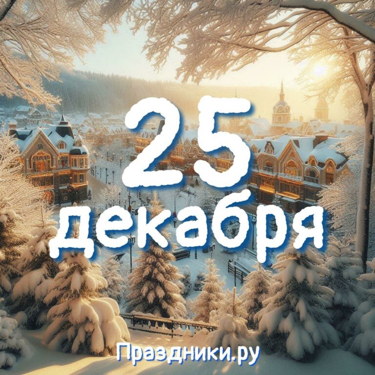Праздники 25 декабря